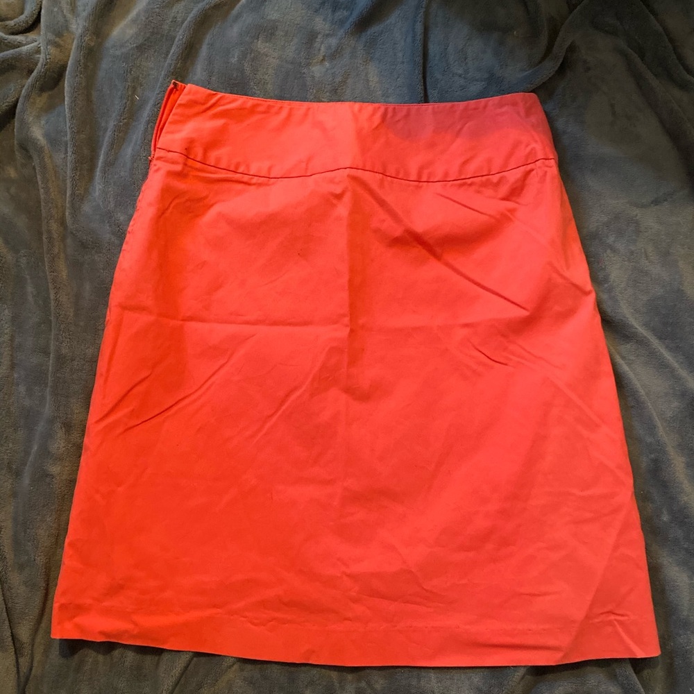 Peach color skirt